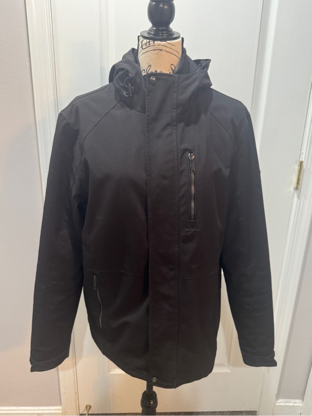 Calvin Klein Men’s Hooded Winter Jacket- $60